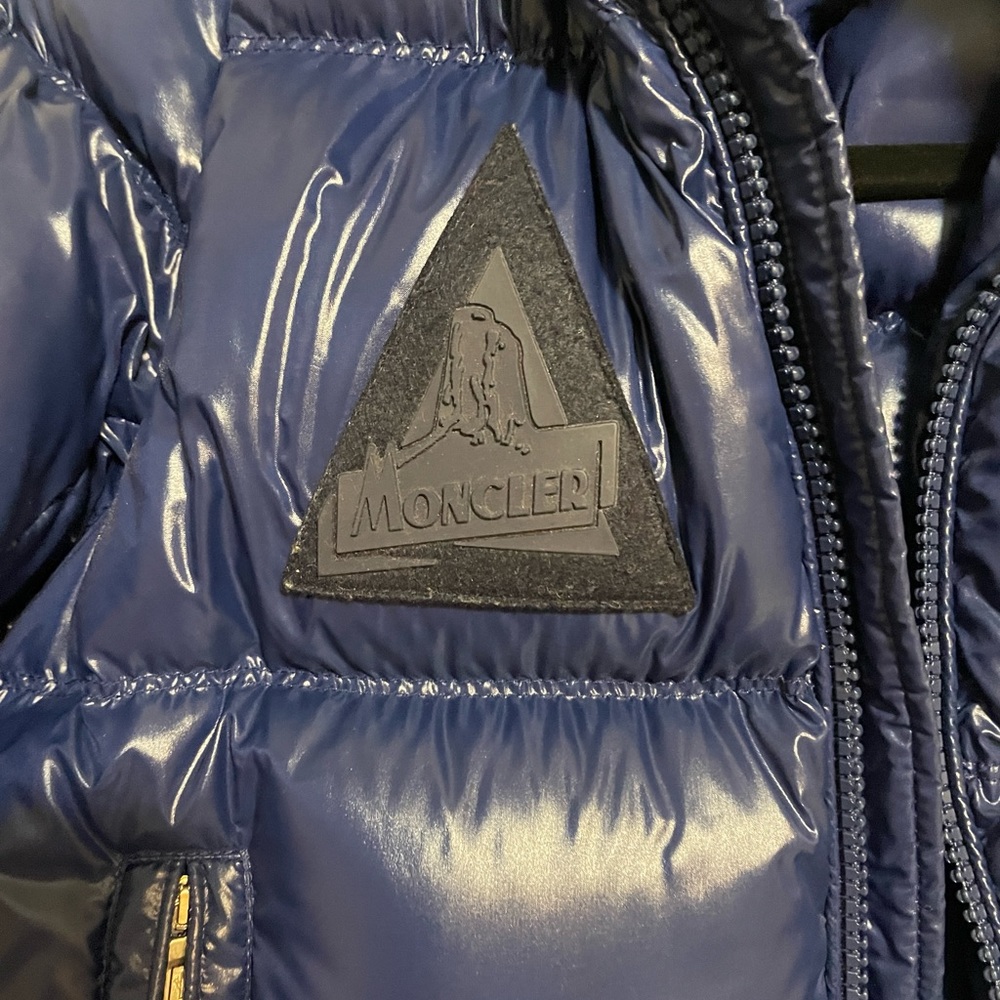 Moncler boy’s ski jacket. Worn once;excellent condition! Name on inside pocket